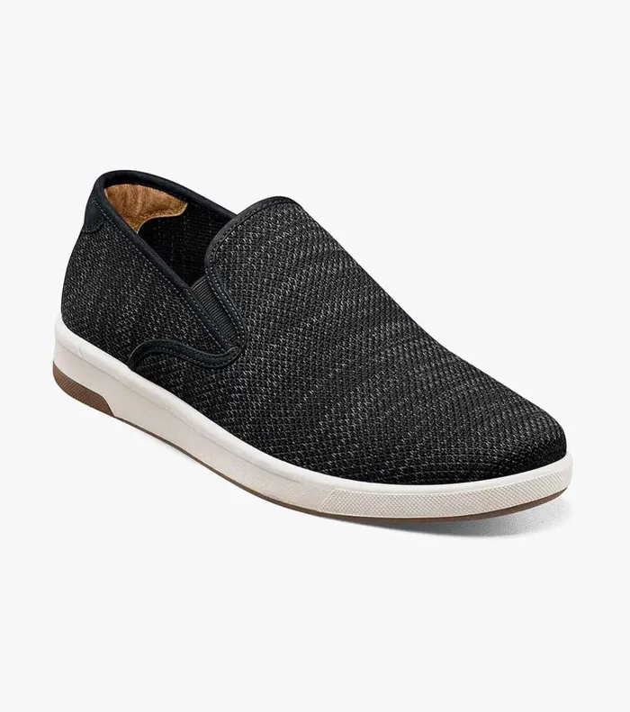 Florsheim Casual Shoes Crossover Knit Plain Toe Slip On Sneaker Black 8211 Men Florsheim Casual Shoes Crossover Knit Plain Toe Slip On Sneaker Black 8211 Men