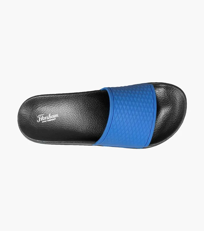 Florsheim Casual Shoes Curva Slide Sandal Blue 8211 Men