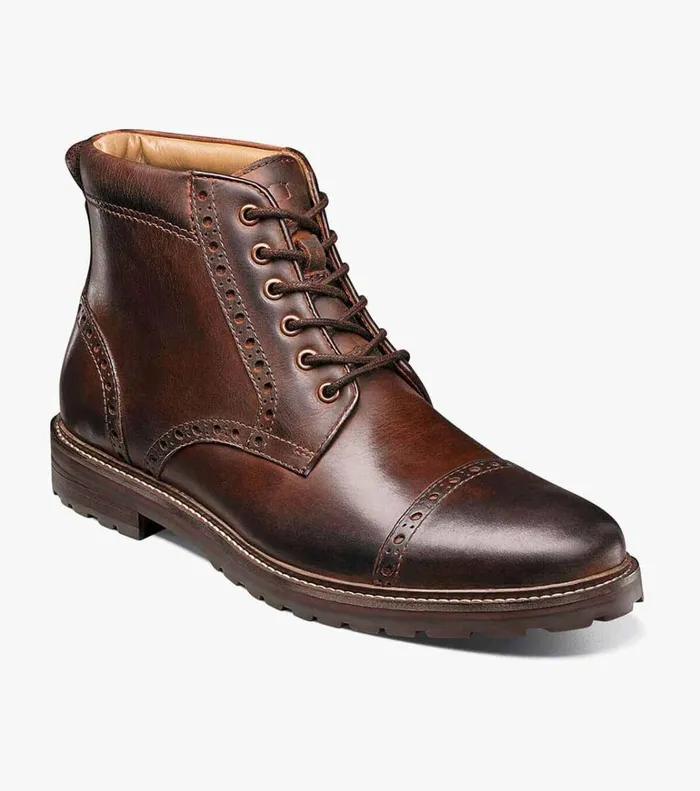 Florsheim Casual Shoes Estabrook Cap Toe Boot Brown Ch 8211 Men