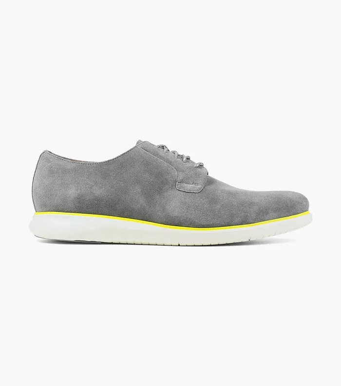 Florsheim Casual Shoes Fuel 5Eye Plain Toe Oxford Gray Suede 8211 Men