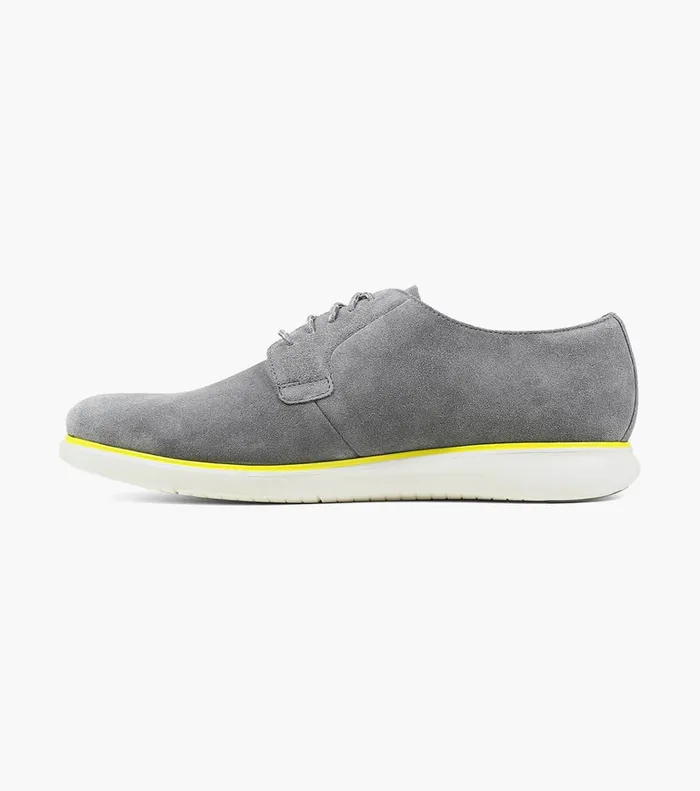 Florsheim Casual Shoes Fuel 5Eye Plain Toe Oxford Gray Suede 8211 Men