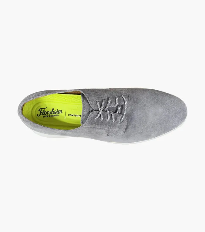 Florsheim Casual Shoes Fuel 5Eye Plain Toe Oxford Gray Suede 8211 Men