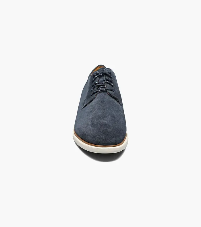 Florsheim Casual Shoes Fuel 5Eye Plain Toe Oxford Navy Suede 8211 Men