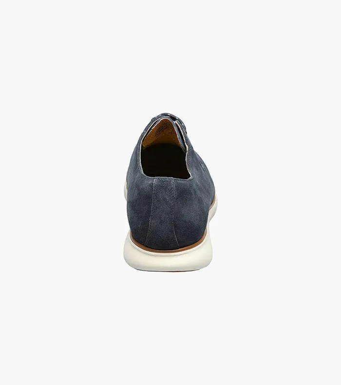 Florsheim Casual Shoes Fuel 5Eye Plain Toe Oxford Navy Suede 8211 Men
