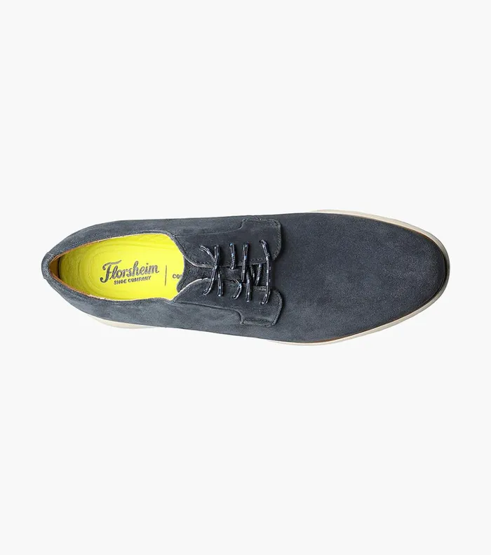 Florsheim Casual Shoes Fuel 5Eye Plain Toe Oxford Navy Suede 8211 Men