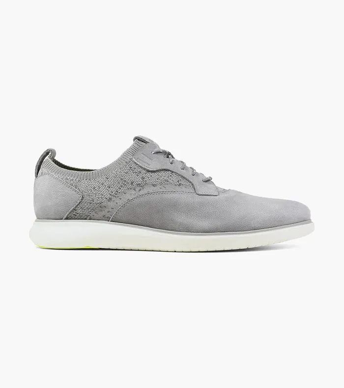 Florsheim Casual Shoes Fuel Knit Plain Toe Oxford Light Gray 8211 Men