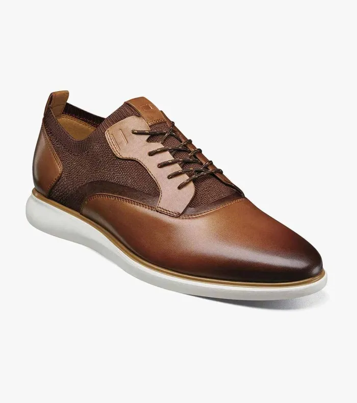 Florsheim Casual Shoes Fuel Knit Plain Toe Oxford Scotch 8211 Men