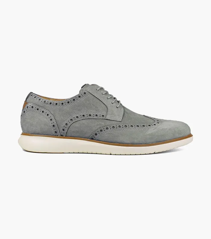 Florsheim Casual Shoes Fuel Wingtip Oxford Light Gray 8211 Men