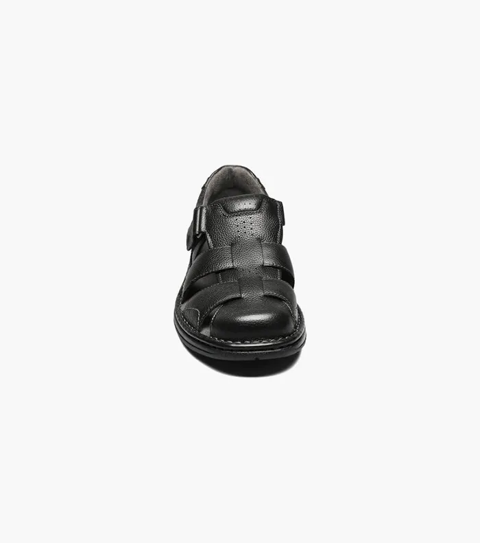 Florsheim Casual Shoes Getaway Fisherman Sandal Black 8211 Men
