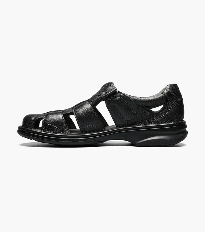 Florsheim Casual Shoes Getaway Fisherman Sandal Black 8211 Men