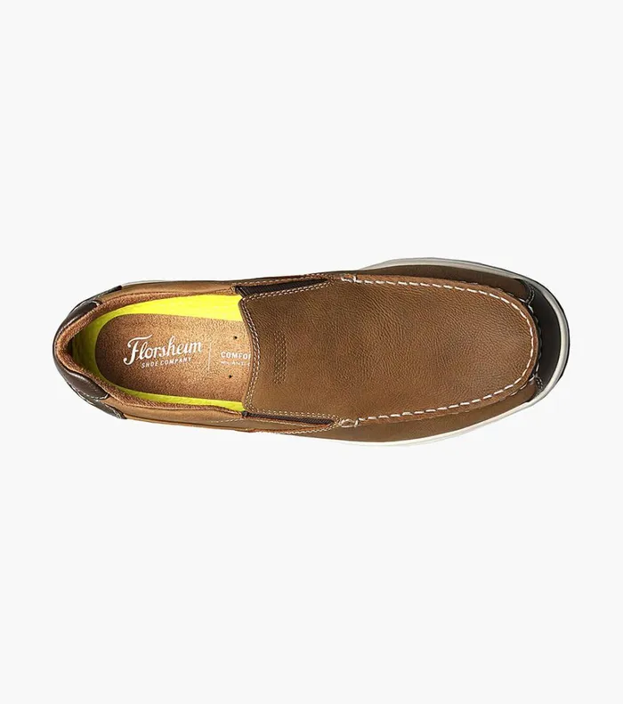 Florsheim Casual Shoes Great Lakes Moc Toe Slip On Stone 8211 Men