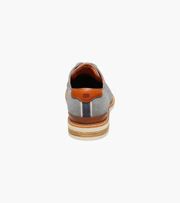 Florsheim Casual Shoes Highland Canvas Plain Toe Oxford Gray 8211 Men
