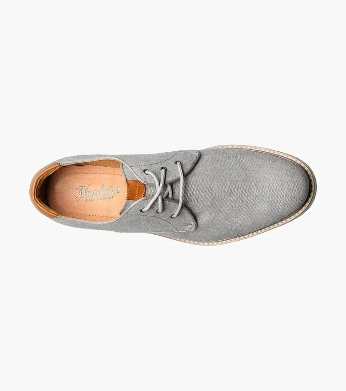 Florsheim Casual Shoes Highland Canvas Plain Toe Oxford Gray 8211 Men