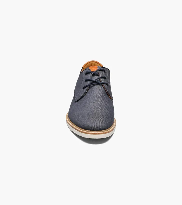 Florsheim Casual Shoes Highland Canvas Plain Toe Oxford Navy 8211 Men