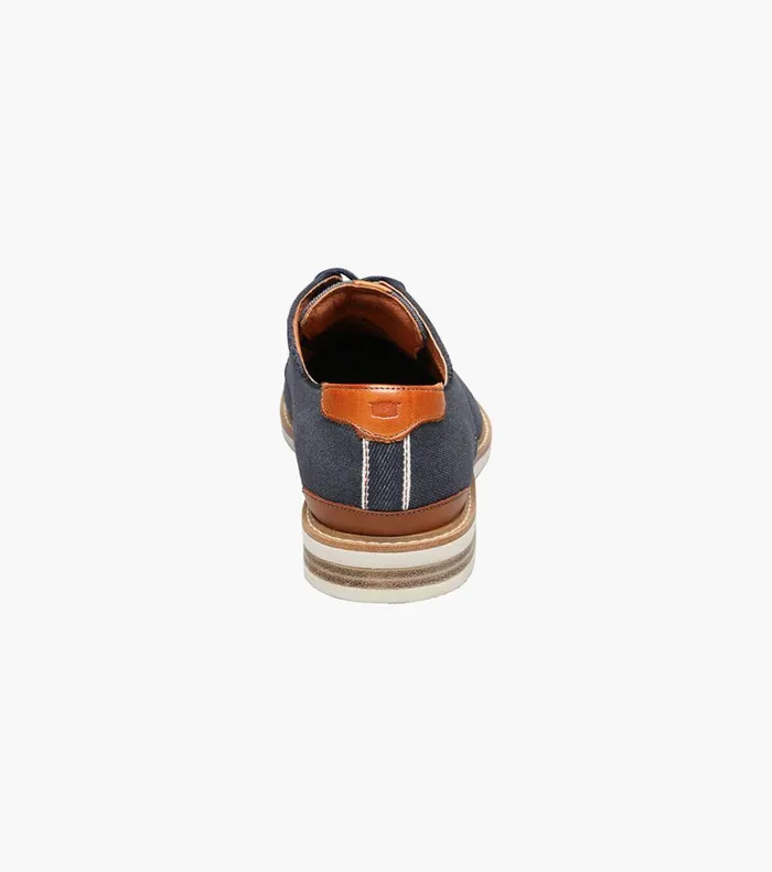 Florsheim Casual Shoes Highland Canvas Plain Toe Oxford Navy 8211 Men