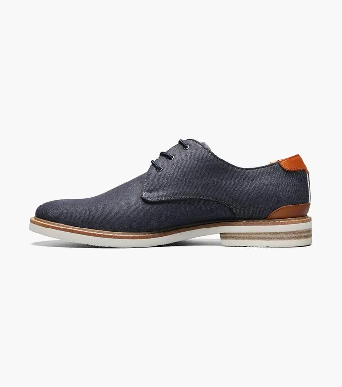 Florsheim Casual Shoes Highland Canvas Plain Toe Oxford Navy 8211 Men