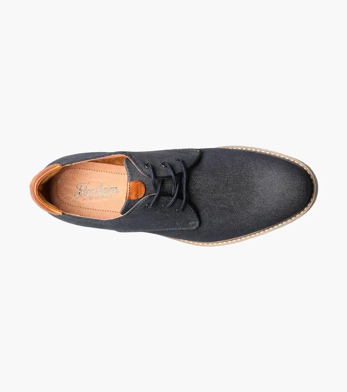 Florsheim Casual Shoes Highland Canvas Plain Toe Oxford Navy 8211 Men