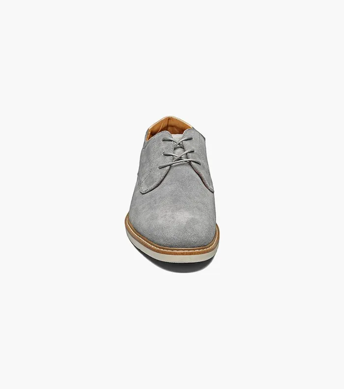Florsheim Casual Shoes Highland Plain Toe Oxford Gray Suede 8211 Men