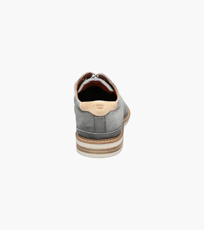 Florsheim Casual Shoes Highland Plain Toe Oxford Gray Suede 8211 Men