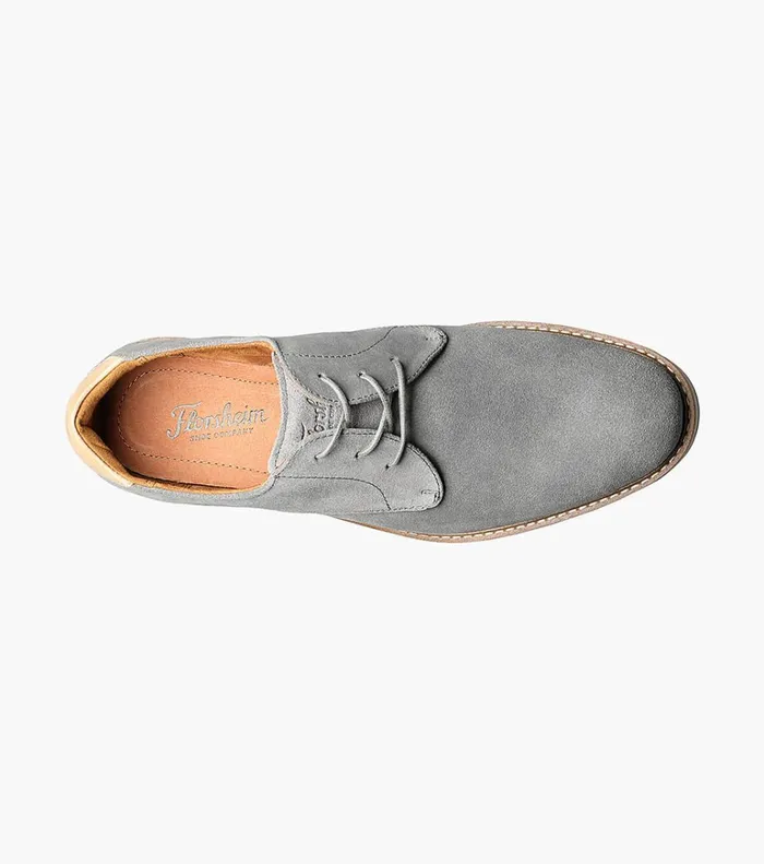 Florsheim Casual Shoes Highland Plain Toe Oxford Gray Suede 8211 Men