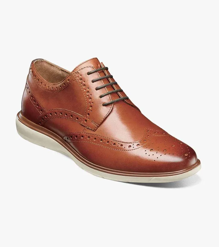 Florsheim Casual Shoes Ignight Wingtip Oxford Saddle Tan 8211 Men