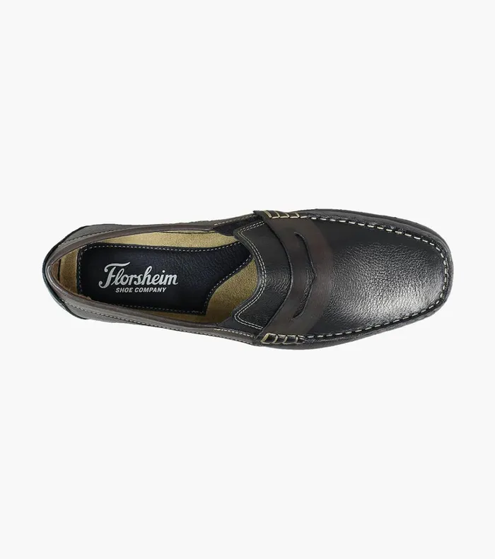 Florsheim Casual Shoes Intrepid Moc Toe Penny Driver Black Multi 8211 Men