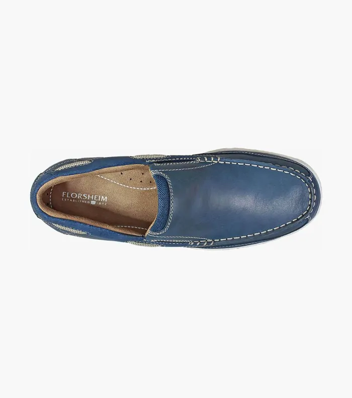 Florsheim Casual Shoes Lakeside Moc Toe Slip On Indigo 8211 Men