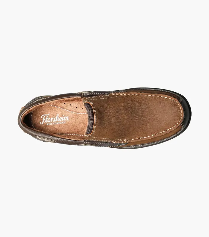 Florsheim Casual Shoes Lakeside Moc Toe Slip On Stone 8211 Men