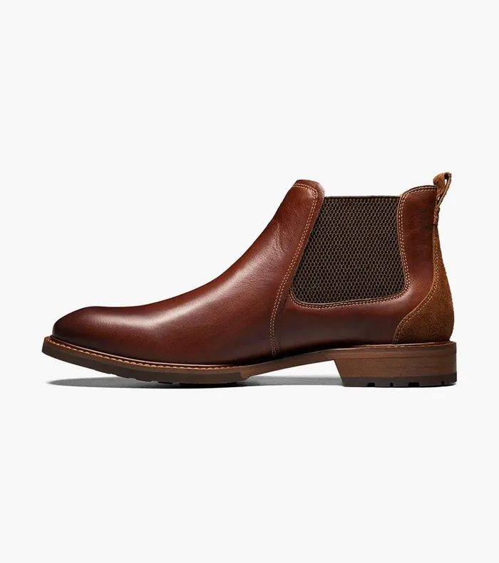 Florsheim Casual Shoes Lodge Plain Toe Gore Boot Chestnut 8211 Men