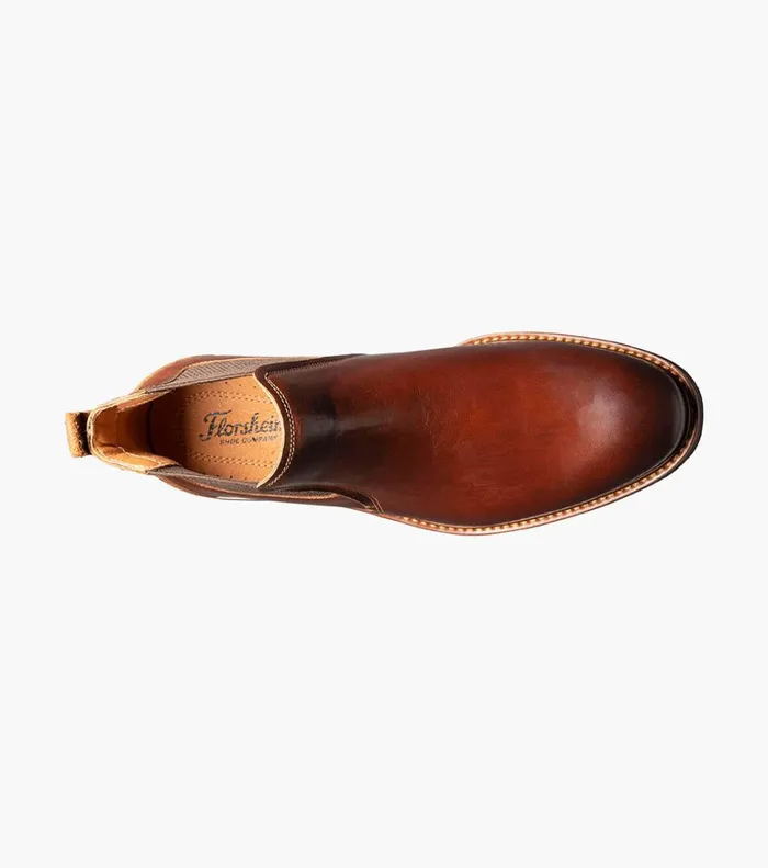 Florsheim Casual Shoes Lodge Plain Toe Gore Boot Chestnut 8211 Men