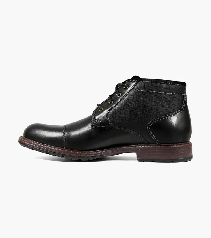 Florsheim Casual Shoes Vandall Cap Toe Lace Up Boot Black 8211 Men