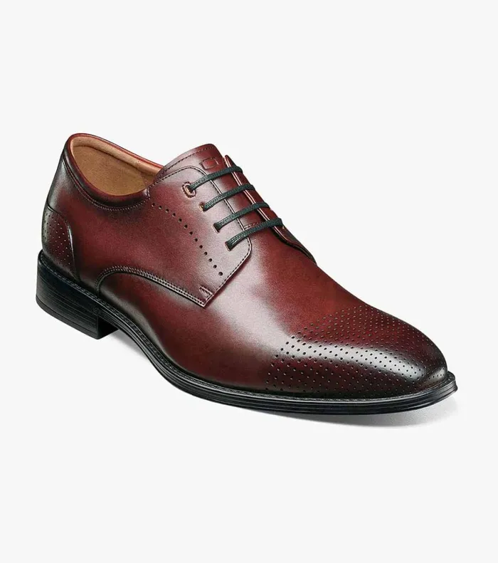Florsheim Dress Shoes Amelio Perf Cap Toe Oxford Burgundy 8211 Men