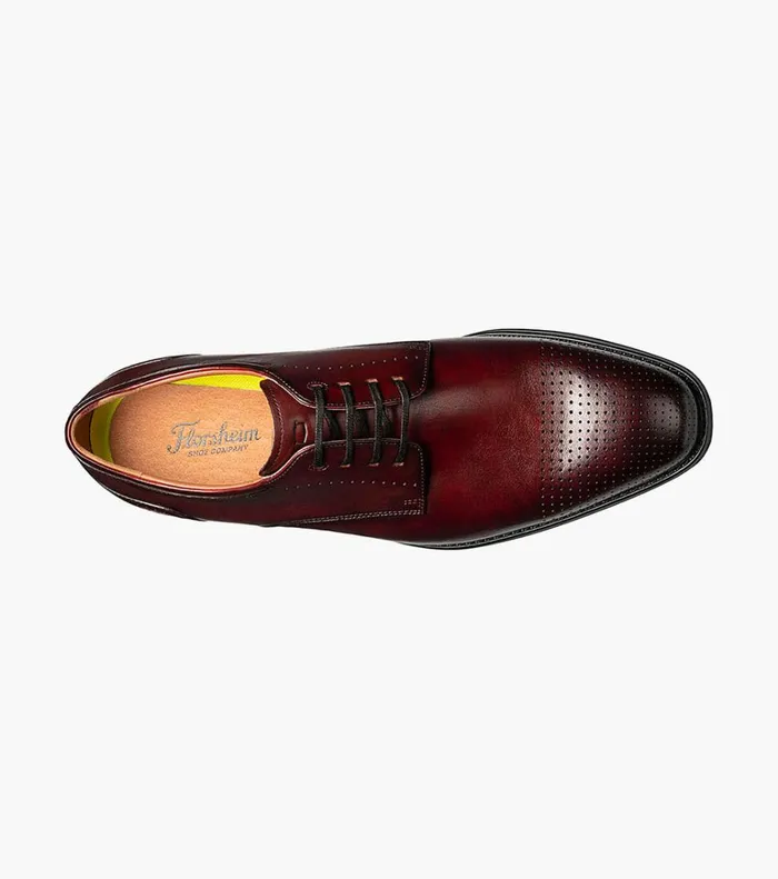 Florsheim Dress Shoes Amelio Perf Cap Toe Oxford Burgundy 8211 Men