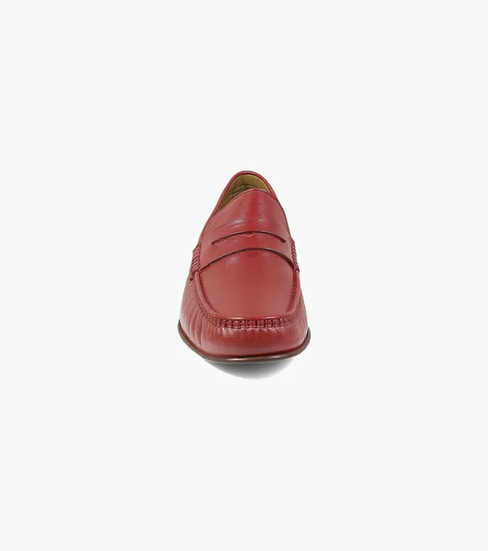Florsheim Dress Shoes Beaufort Moc Toe Penny Loafer Red 8211 Men
