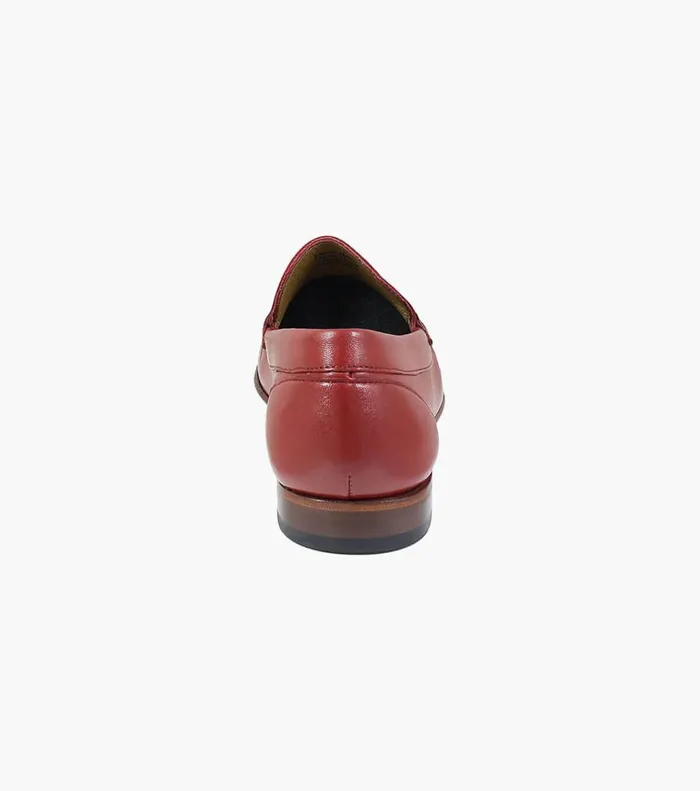 Florsheim Dress Shoes Beaufort Moc Toe Penny Loafer Red 8211 Men