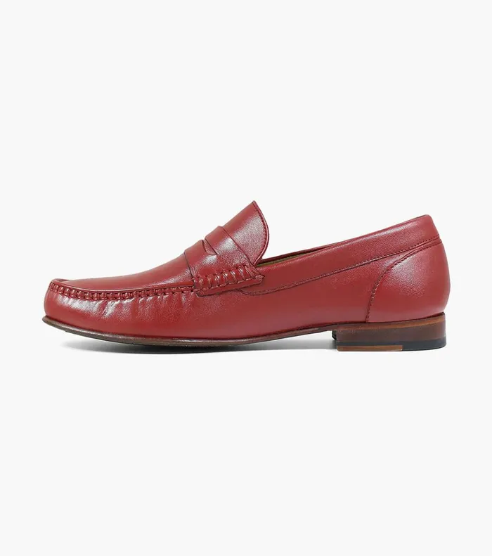Florsheim Dress Shoes Beaufort Moc Toe Penny Loafer Red 8211 Men