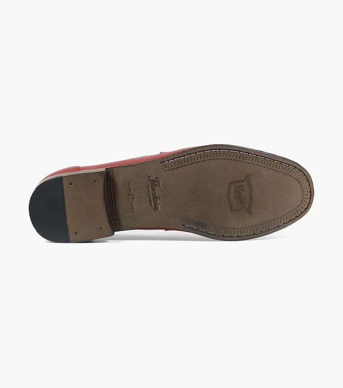 Florsheim Dress Shoes Beaufort Moc Toe Penny Loafer Red 8211 Men