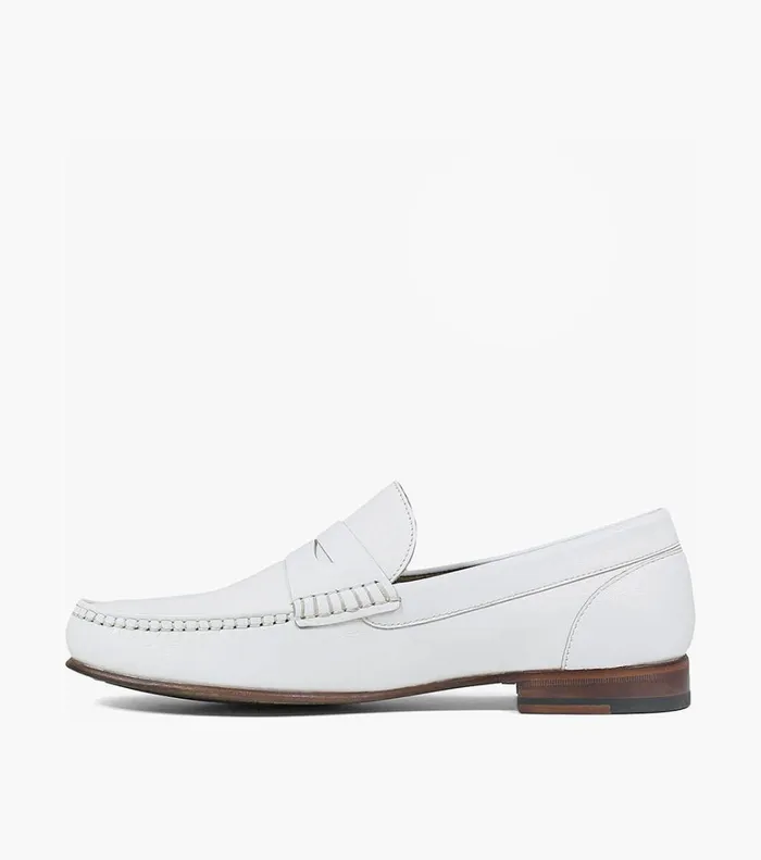 Florsheim Dress Shoes Beaufort Moc Toe Penny Loafer White 8211 Men