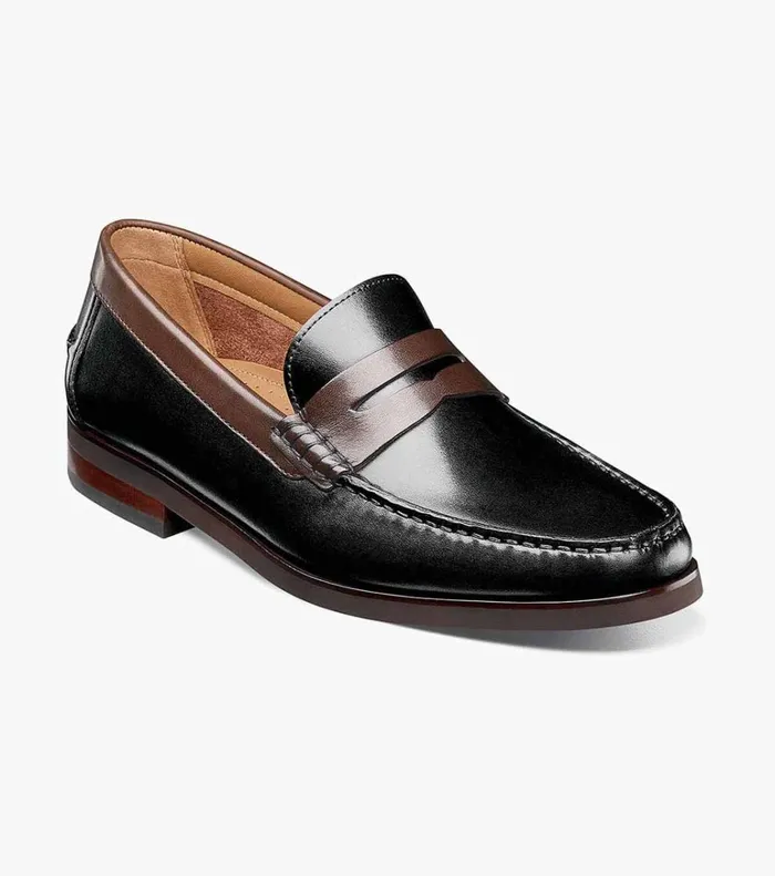 Florsheim Dress Shoes Berkley Flex Moc Toe Penny Loafer Black Brown 8211 Men