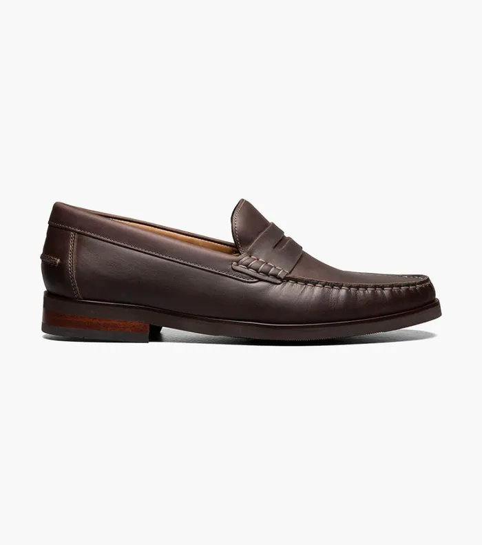 Florsheim Dress Shoes Berkley Flex Moc Toe Penny Loafer Brown Ch 8211 Men