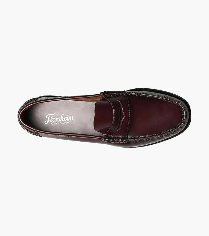 Florsheim Dress Shoes Berkley Moc Toe Penny Loafer Burgundy 8211 Men