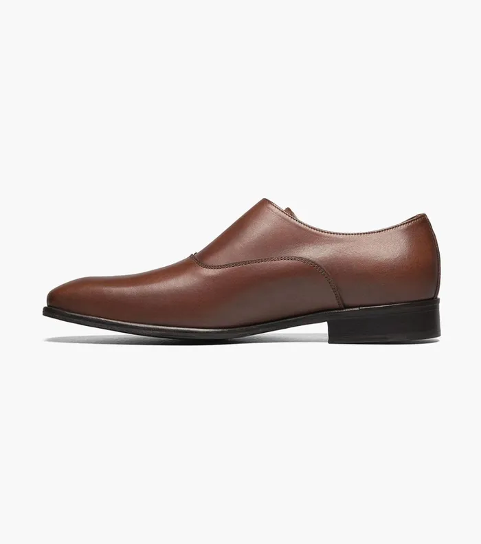 Florsheim Dress Shoes Caravel Plain Toe Monk Strap Brown 8211 Men