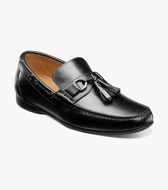 Florsheim Dress Shoes Cassio Moc Toe Tassel Loafer Black 8211 Men