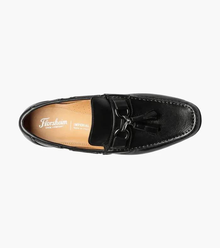 Florsheim Dress Shoes Cassio Moc Toe Tassel Loafer Black 8211 Men