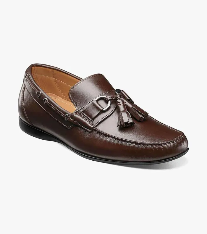 Florsheim Dress Shoes Cassio Moc Toe Tassel Loafer Brown 8211 Men