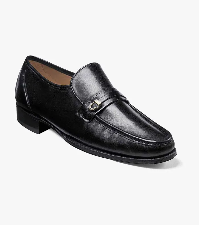 Florsheim Dress Shoes Como Moc Toe Bit Loafer Black 8211 Men