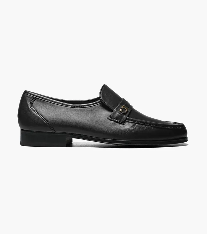 Florsheim Dress Shoes Como Moc Toe Bit Loafer Black 8211 Men