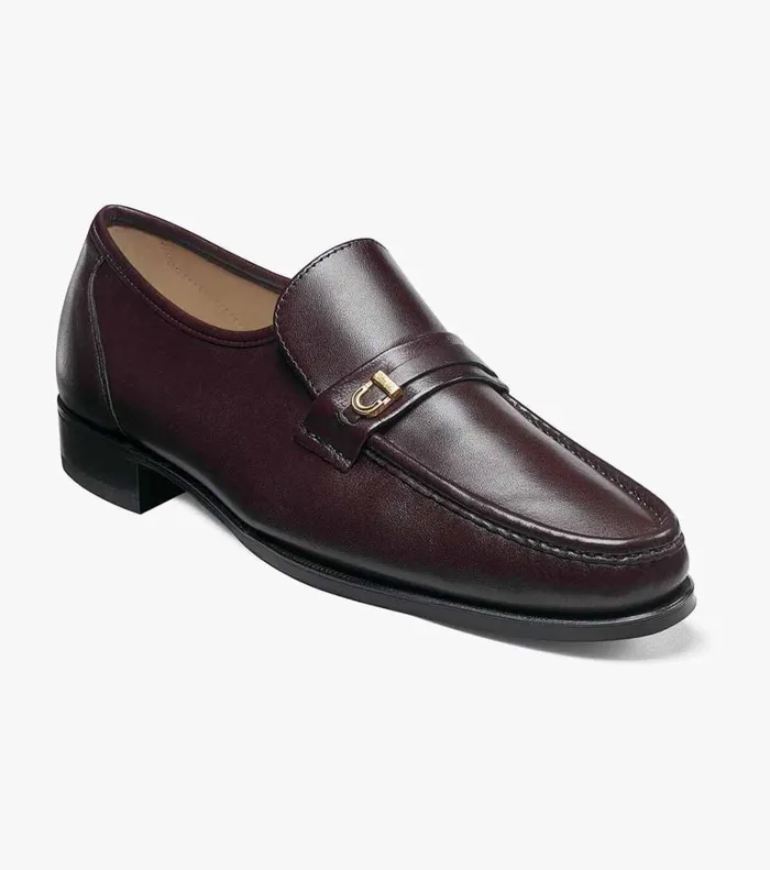 Florsheim Dress Shoes Como Moc Toe Bit Loafer Brown 8211 Men