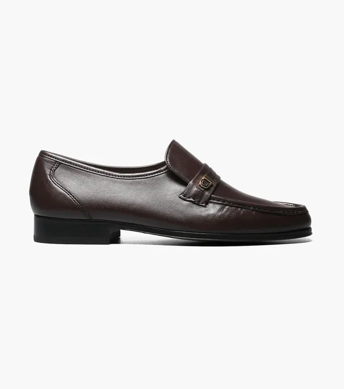 Florsheim Dress Shoes Como Moc Toe Bit Loafer Brown 8211 Men