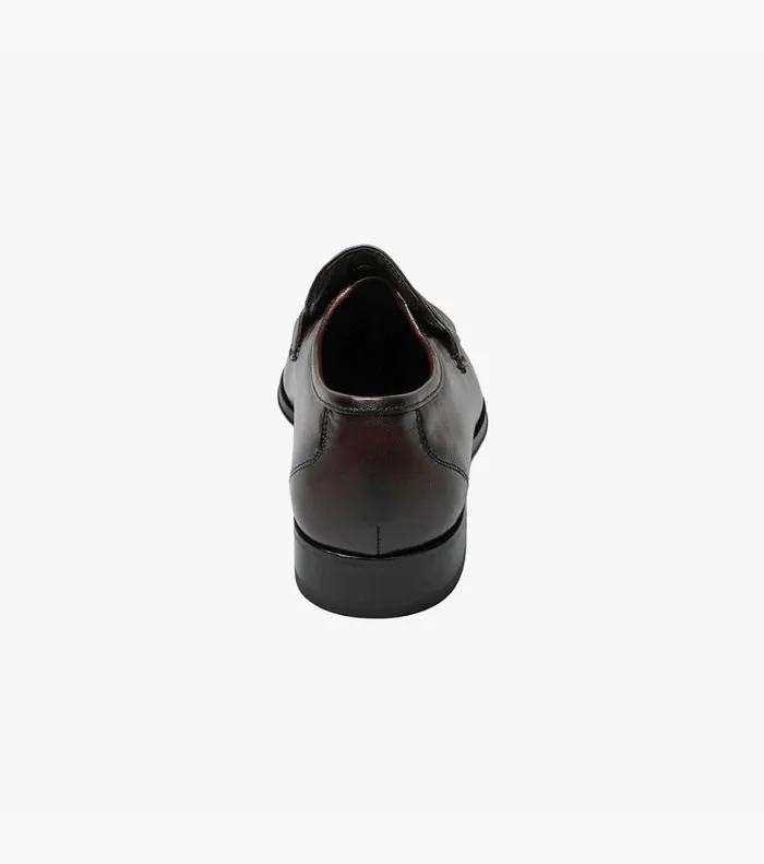 Florsheim Dress Shoes Como Moc Toe Strap Loafer Black Cherry 8211 Men